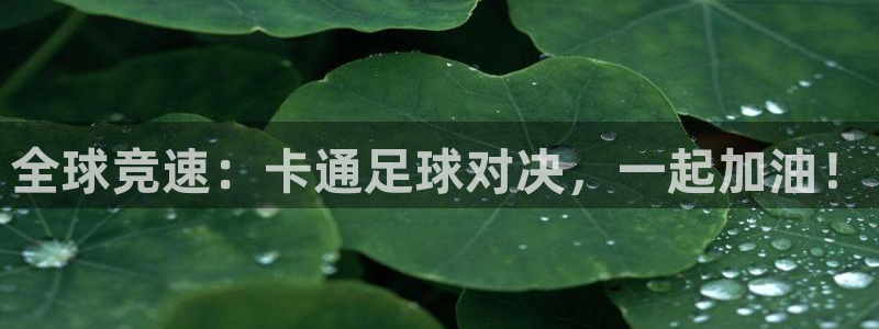 全球竞速：卡通足球对决，一起加油！