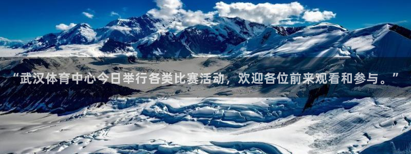 “武汉体育中心今日举行各类比赛活动，欢迎各位前来观看和参与。”