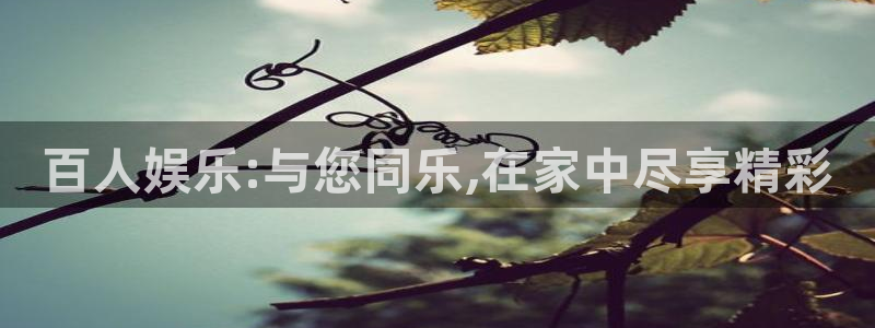 百人娱乐:与您同乐,在家中尽享精彩